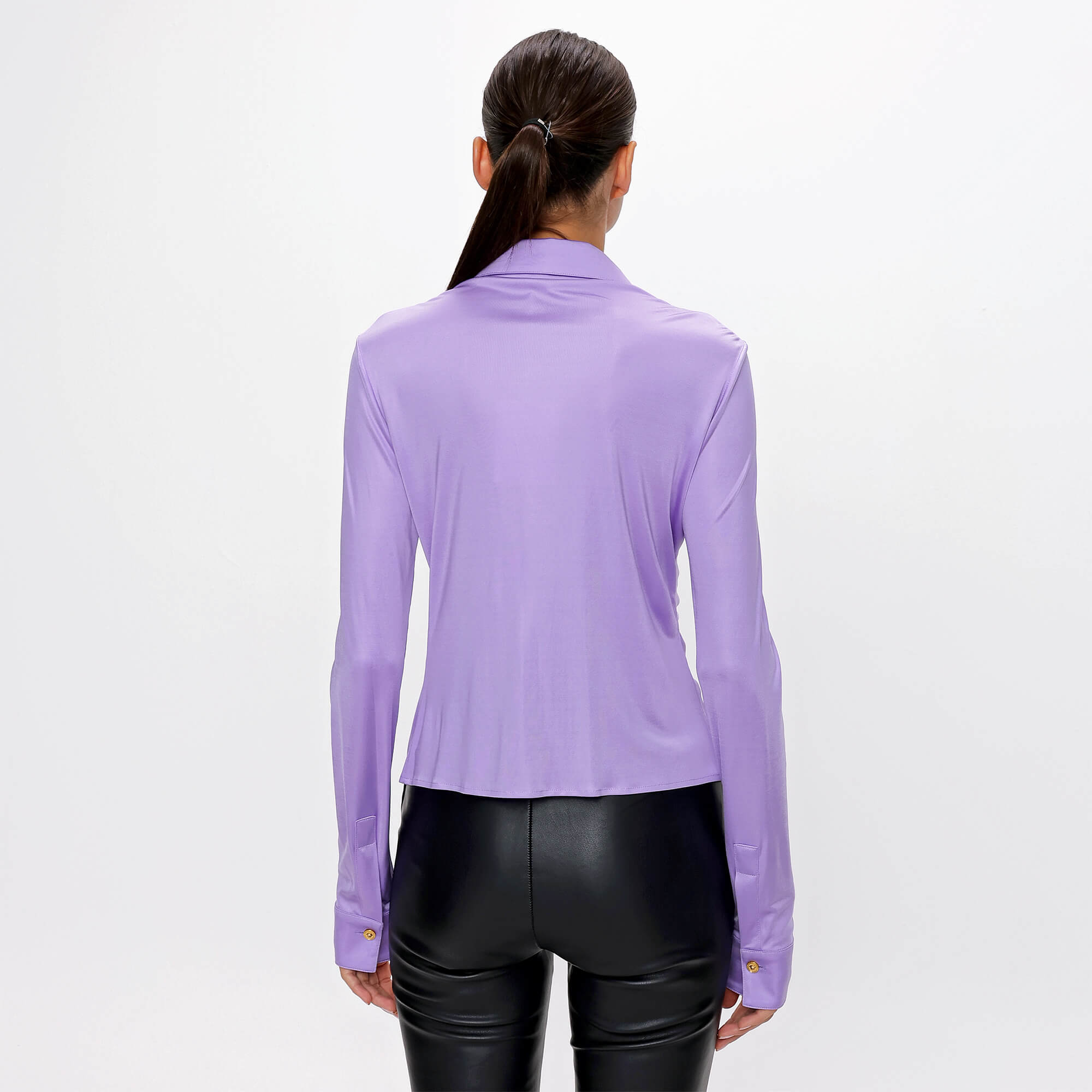 Versace - Lilac İconic Button Shirt